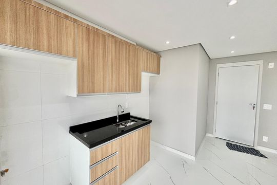 Cozinha de apartamento para alugar com 2 quartos, 42m² em Vila Campanela, São Paulo