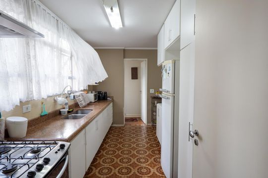 Cozinha de apartamento à venda com 4 quartos, 203m² em Campo Belo, São Paulo