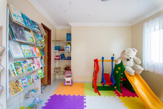 Área comum - Brinquedoteca de apartamento à venda com 3 quartos, 77m² em Vila Pires, Santo André