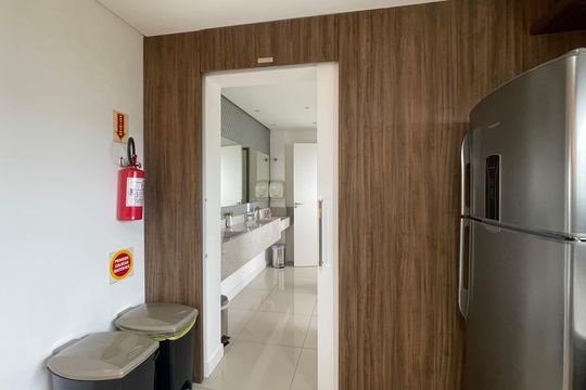 Área comum - Salão de festas de apartamento para alugar com 3 quartos, 95m² em Centro, Palhoça