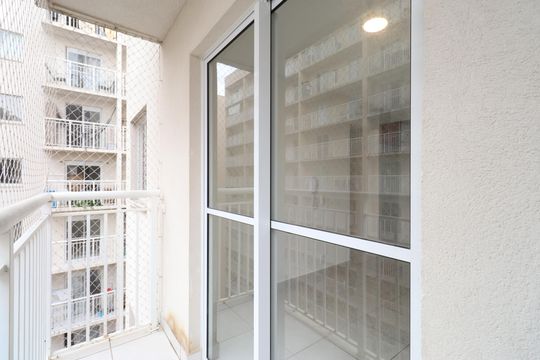 Varanda  de apartamento à venda com 2 quartos, 35m² em Bom Retiro, São Paulo