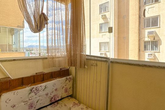 Varanda da Sala de apartamento para alugar com 2 quartos, 58m² em Areias, São José
