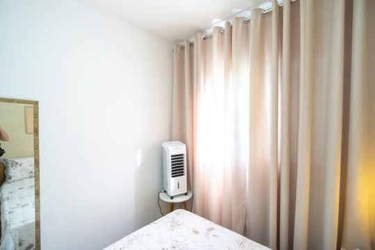 Quarto 01 de apartamento à venda com 2 quartos, 43m² em Vila Antonina, São Paulo