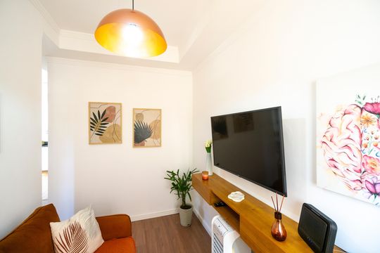 Sala de apartamento à venda com 2 quartos, 43m² em Vila Antonina, São Paulo
