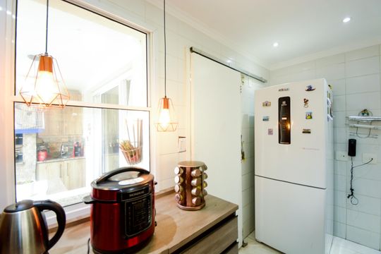 Cozinha  de apartamento à venda com 3 quartos, 83m² em Vila Santo Antonio, Guarulhos