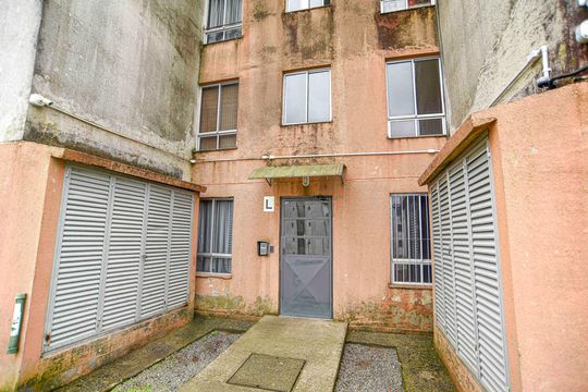 Fachada do bloco de apartamento para alugar com 2 quartos, 43m² em Aparecida, Alvorada