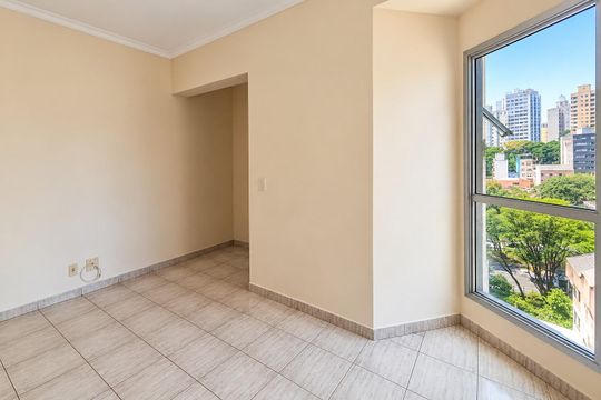Sala de apartamento à venda com 1 quarto, 46m² em Bela Vista, São Paulo