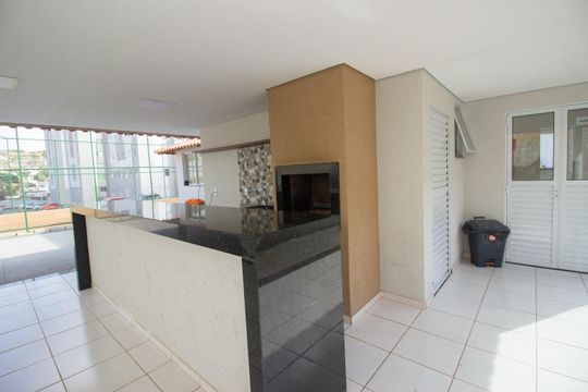 Área comum - Churrasqueira de apartamento à venda com 2 quartos, 46m² em Chácara Contagem, Contagem