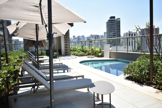 Área comum - Piscina de kitnet/studio à venda com 0 quarto, 29m² em Vila Clementino, São Paulo