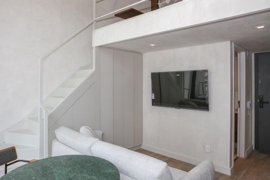 Sala de apartamento para alugar com 1 quarto, 40m² em Perdizes, São Paulo