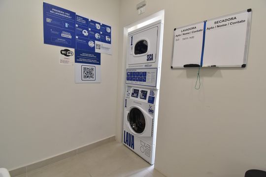 Área comum - Lavanderia de kitnet/studio à venda com 1 quarto, 31m² em Água Verde, Curitiba