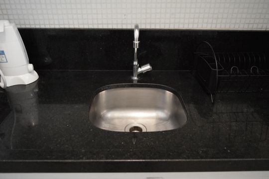 Cozinha de kitnet/studio para alugar com 1 quarto, 30m² em Jardim Paulista, São Paulo