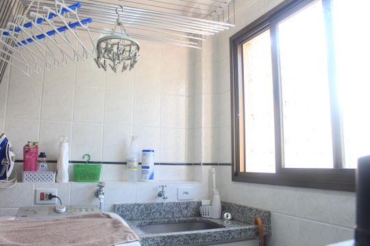 Área de Serviço de apartamento à venda com 2 quartos, 75m² em Santo Antônio, São Caetano do Sul