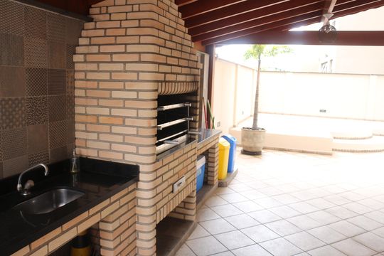 Área comum - Churrasqueira de apartamento à venda com 2 quartos, 75m² em Santo Antônio, São Caetano do Sul