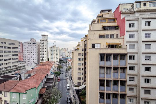 Vista do Quarto de kitnet/studio à venda com 1 quarto, 35m² em Liberdade, São Paulo
