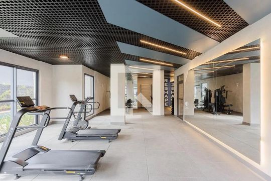 Área comum - Academia de kitnet/studio para alugar com 1 quarto, 26m² em Pinheiros, São Paulo