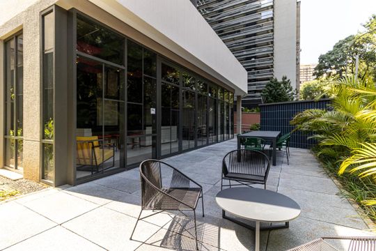 Jardim de apartamento para alugar com 1 quarto, 43m² em República, São Paulo