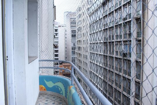 Varanda de kitnet/studio à venda com 1 quarto, 44m² em Centro Histórico de São Paulo, São Paulo