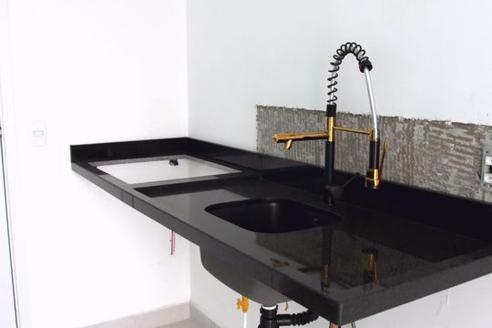 Cozinha de apartamento para alugar com 2 quartos, 36m² em Socorro, São Paulo