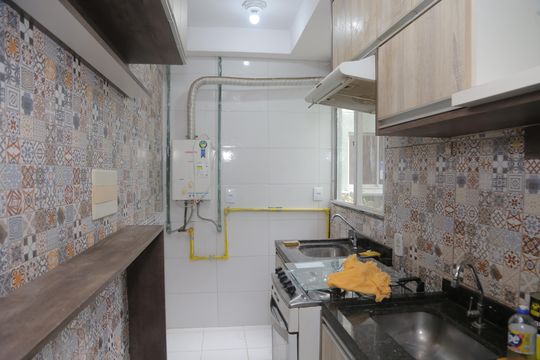 Cozinha/ área de serviço de apartamento para alugar com 2 quartos, 40m² em Colônia (zona Leste), São Paulo
