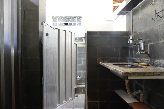 Cozinha de casa para alugar com 1 quarto, 53m² em Santa Cruz, Belo Horizonte