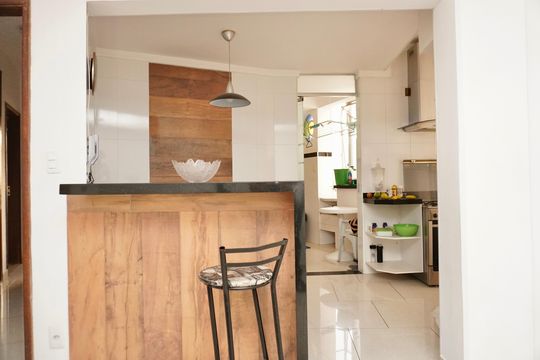 Cozinha e Área de Serviço de apartamento à venda com 2 quartos, 80m² em Serra, Belo Horizonte
