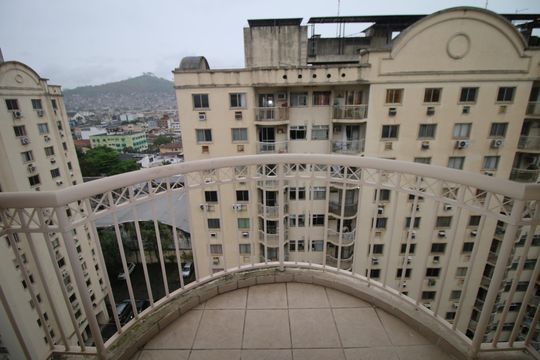 Varanda de apartamento à venda com 3 quartos, 70m² em Vila da Penha, Rio de Janeiro