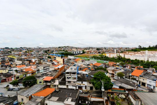 Vista da Área comum - Churrasqueira de apartamento para alugar com 2 quartos, 52m² em Parque Jurema, Guarulhos