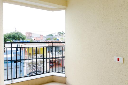 Varanda da Sala de apartamento para alugar com 2 quartos, 52m² em Parque Jurema, Guarulhos