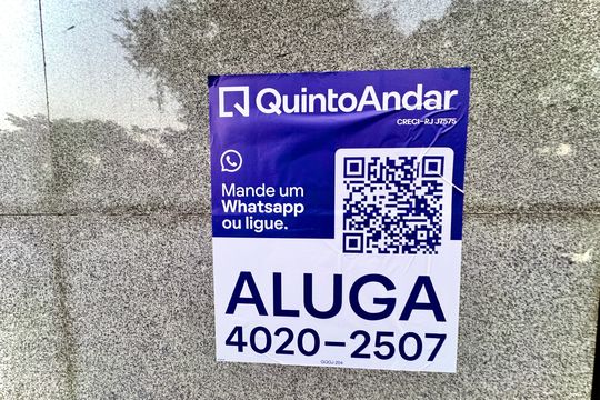 Placa de apartamento para alugar com 1 quarto, 30m² em Flamengo, Rio de Janeiro