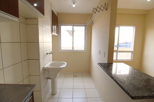 Cozinha de apartamento para alugar com 1 quarto, 49m² em Vila Nova Sorocaba, Sorocaba
