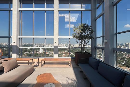 Área comum de kitnet/studio à venda com 1 quarto, 31m² em Pinheiros, São Paulo