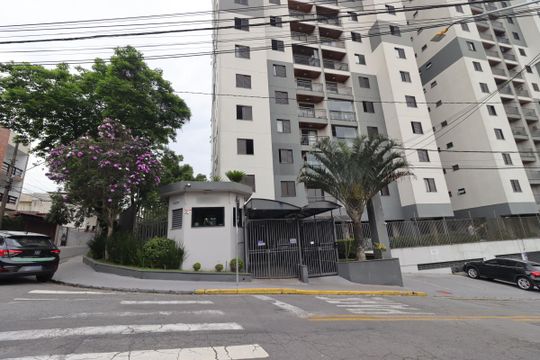 Fachada de apartamento à venda com 3 quartos, 87m² em Vila Eldizia, Santo André