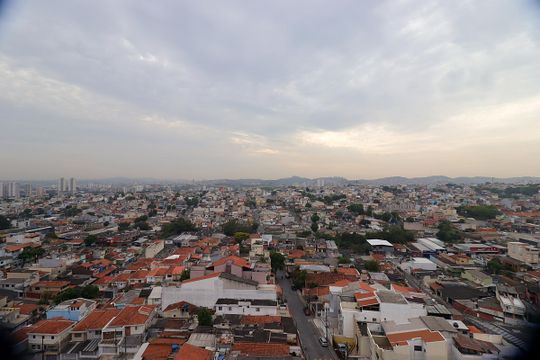 Vista da Sacada da Sala de apartamento à venda com 3 quartos, 87m² em Vila Eldizia, Santo André