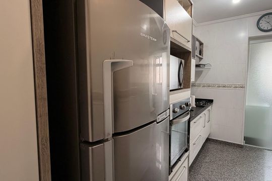 Cozinha de apartamento à venda com 3 quartos, 100m² em Rudge Ramos, São Bernardo do Campo