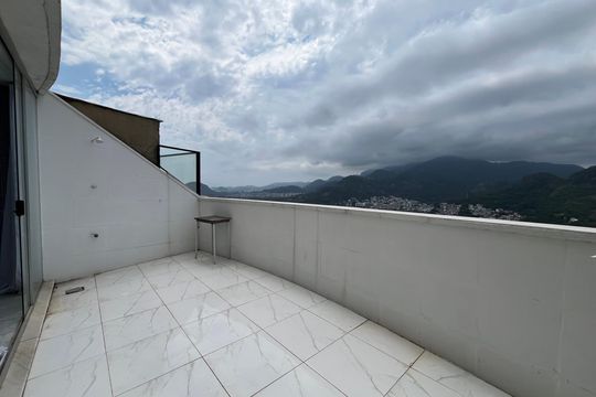 Varanda do Quarto Suíte 2 de apartamento para alugar com 2 quartos, 72m² em Barra da Tijuca, Rio de Janeiro