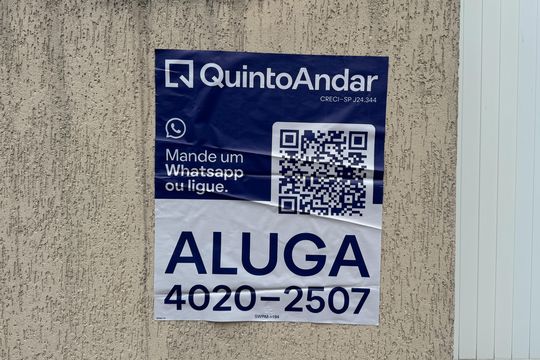 Placa de apartamento para alugar com 1 quarto, 40m² em Centro, São Bernardo do Campo