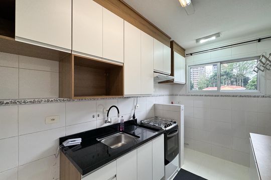 Cozinha de apartamento para alugar com 1 quarto, 40m² em Centro, São Bernardo do Campo