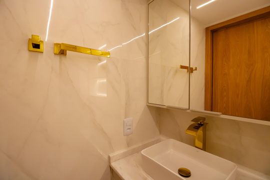 Banaheiro de kitnet/studio para alugar com 1 quarto, 25m² em Vila Olímpia, São Paulo