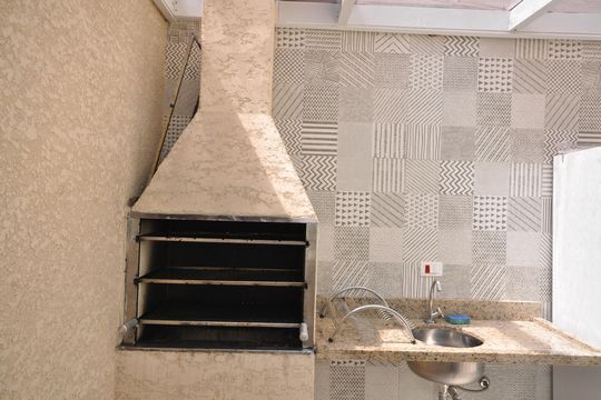 Área comum - Churrasqueira de apartamento à venda com 2 quartos, 55m² em Parada Inglesa, São Paulo
