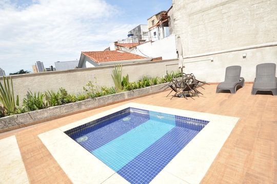 Área comum - Piscina de apartamento à venda com 2 quartos, 55m² em Parada Inglesa, São Paulo