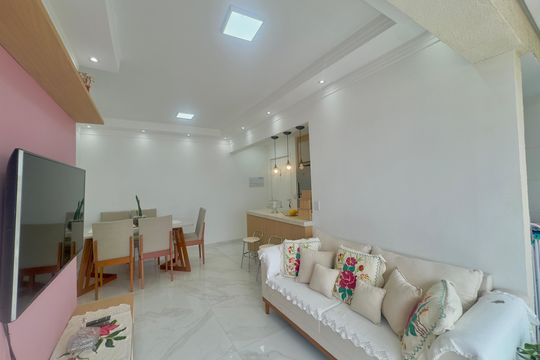 Sala de apartamento para alugar com 2 quartos, 62m² em Jardim Bom Clima, Guarulhos