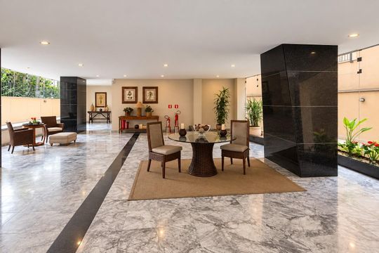Hall Social de apartamento para alugar com 3 quartos, 215m² em Jardim Paulista, São Paulo