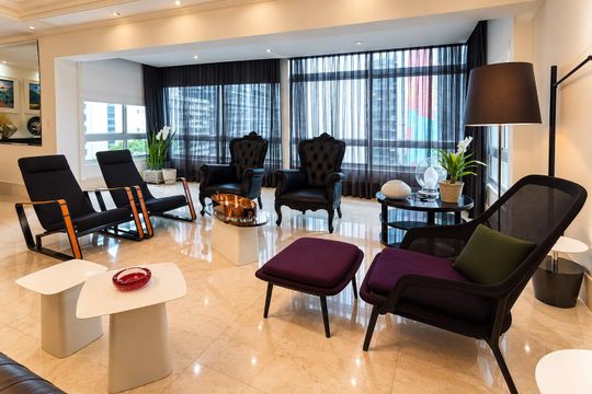 Sala de Estar de apartamento para alugar com 3 quartos, 215m² em Jardim Paulista, São Paulo