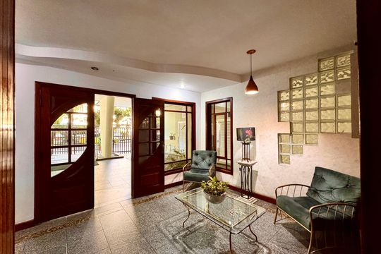 Área comum de apartamento à venda com 2 quartos, 82m² em Laranjeiras, Rio de Janeiro