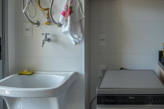 Área de Serviço de apartamento para alugar com 1 quarto, 42m² em Barro Preto, Belo Horizonte