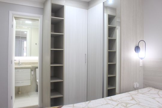 Suíte de apartamento à venda com 2 quartos, 65m² em Osvaldo Cruz, São Caetano do Sul