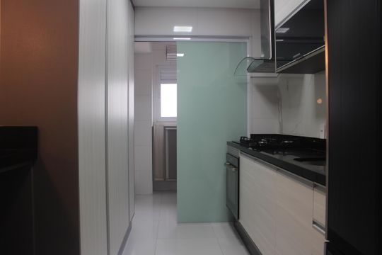 Cozinha de apartamento à venda com 2 quartos, 65m² em Osvaldo Cruz, São Caetano do Sul