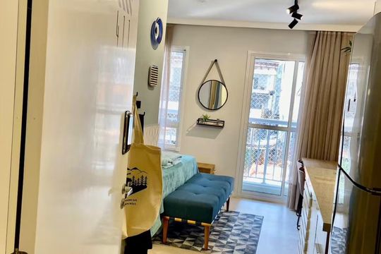 Sala/Quarto de apartamento à venda com 1 quarto, 25m² em Jardim Paulista, São Paulo