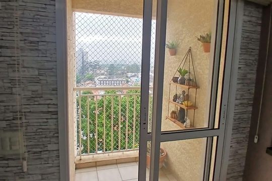Varanda de apartamento à venda com 2 quartos, 47m² em Vila Jupiter, São Bernardo do Campo